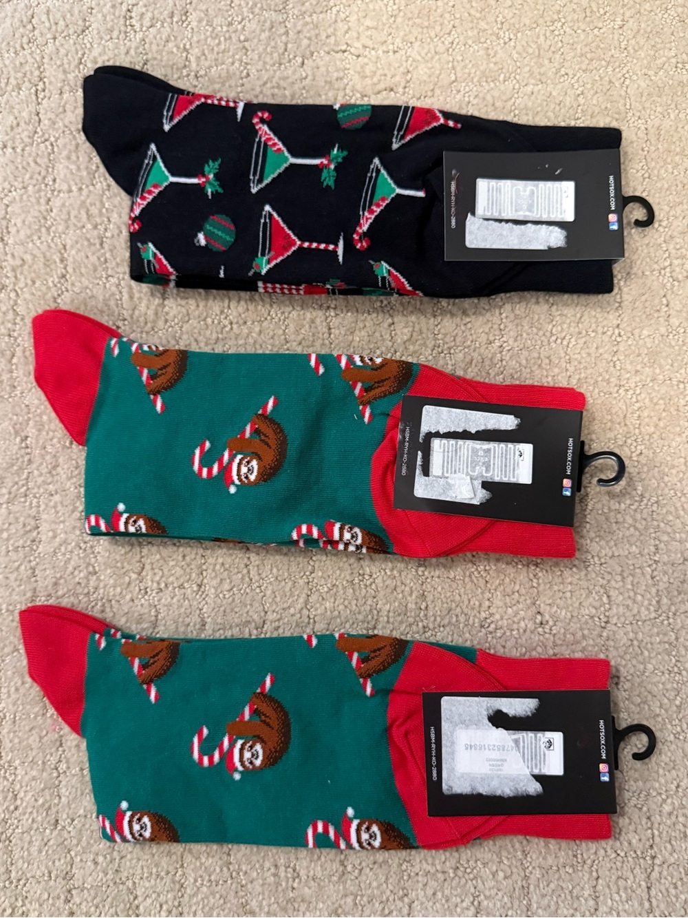 New! Men's Holiday Novelty Socks